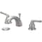 Olympia Faucets Two Handle Widespread Bathroom Faucet, Compression Hose, Nickel, Weight: 6.6 L-7332-BN - alternate 1